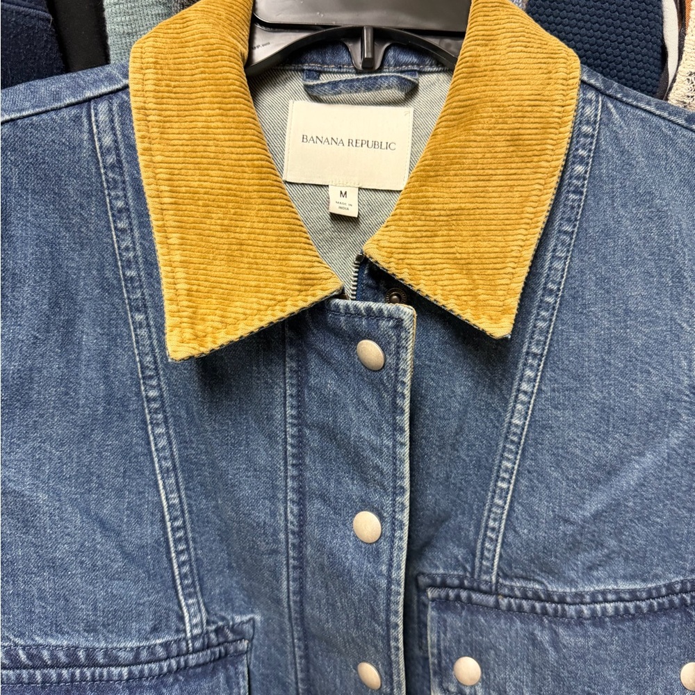 Banana Republic denim trapeze jacket - Picture 5 of 8